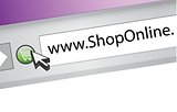 shop online browser concept illustration design