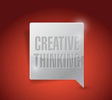 creative thinking message illustration