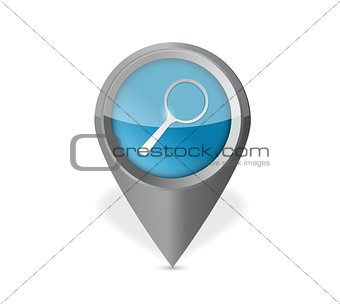 search pointer with a magnify glass.