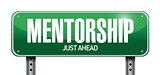 mentorship road sign illustration design
