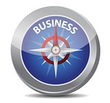 guide to great business. compass illustration