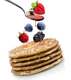  Pancakes With Berries