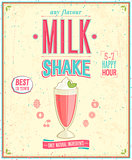Vintage MilkShake Poster.