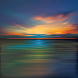 abstract background with clouds and sea sunrise