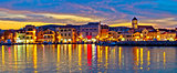 Colorful evening in Town of Vodice