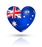 Love Australia, heart flag icon