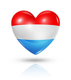 Love Luxembourg, heart flag icon