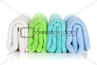 Multicolored towels