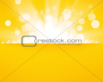 Sunny blurred bokeh background with copyspace