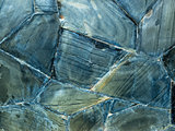 Texture of Blue Grunge Rock Wall