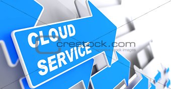 Cloud Service. Internet Concept.