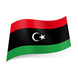 State flag of Libya.