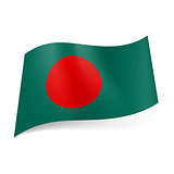 State flag of Bangladesh.