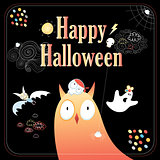 Greeting card for Halloween