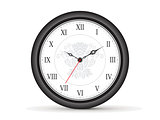 abstract roman clock template