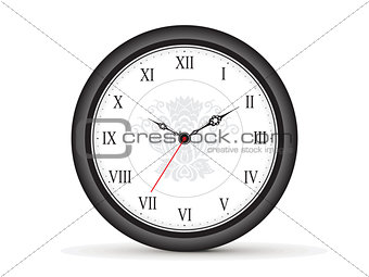 abstract roman clock template