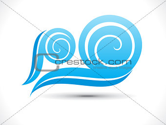 abstract wind wave icon