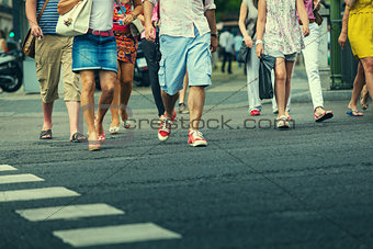 People Crossing the Street