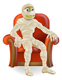 Halloween Mummy in Chair