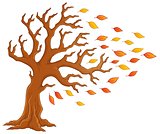 Autumn tree theme image 1