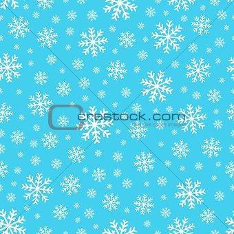 Seamless background snowflakes 2