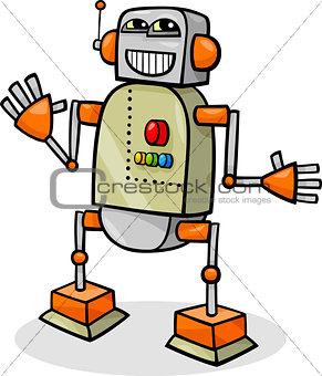 cartoon robot or droid illustration