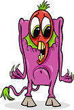cartoon funny monster illustration