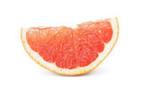 slice of ripe orange grapefruit
