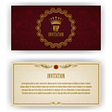 Elegant template for vip luxury invitation