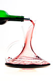 carafe with red wine