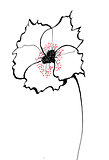 Decorative flower illustration 
