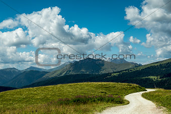 Dolomiti, panorama from Passo Rolle