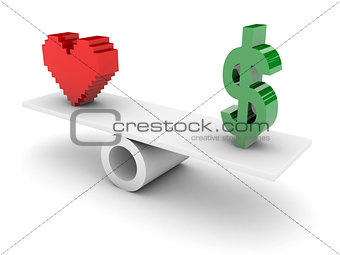 Love and Money opposition.