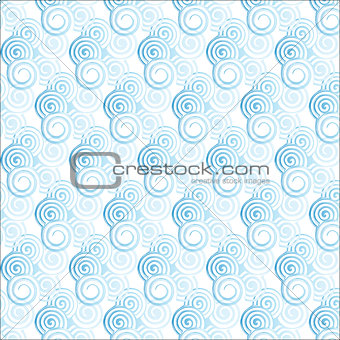Light blue gradient spiral pattern