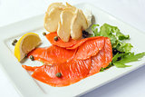 Smoked Salmon with Capers