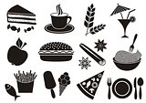 Food and beverage icons