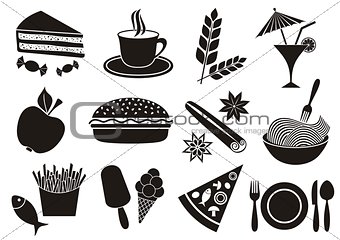 Food and beverage icons