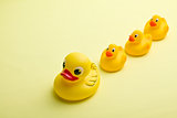 yellow bath ducks