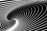 Spiral whirl movement. Abstract op art background. 