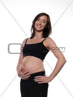 Pregnant Woman Portrait Happy