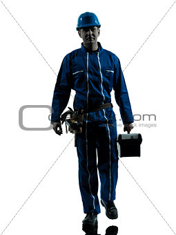 repair man worker silhouette