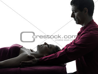 shoulder massage  therapy 