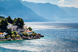 Beautiful Adriatic Beach and Lagoon with Blue Water near Split, 