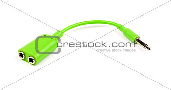 green audio splitter