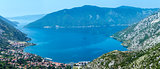 Kotor town on coast  (Montenegro, Bay of Kotor)