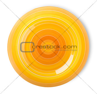 Orange plate