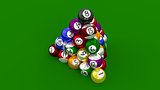 Eight Ball Pool Highest Score Constructed as Pyramid