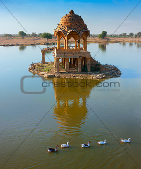 Gadi Sagar (Gadisar), Jaisalmer, Rajasthan, India, Asia
