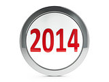 Icon calendar 2014 with highlight