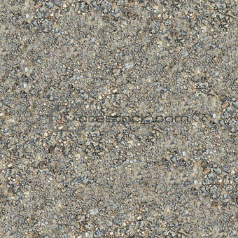 Seamless Texture of  Wet Dirt Country Road.